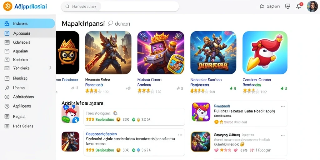 Tampilan antarmuka game yang user-friendly.