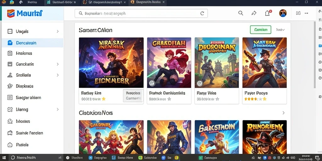 Screenshot menunjukkan karakter utama yang siap beraksi.