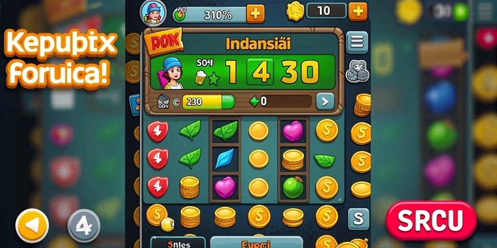 Tampilan menu utama yang menarik dan user-friendly.