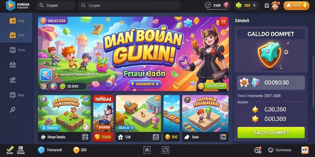Tampilan antarmuka yang modern dan user-friendly.